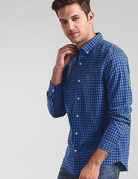 Gap gingham clearance shirt