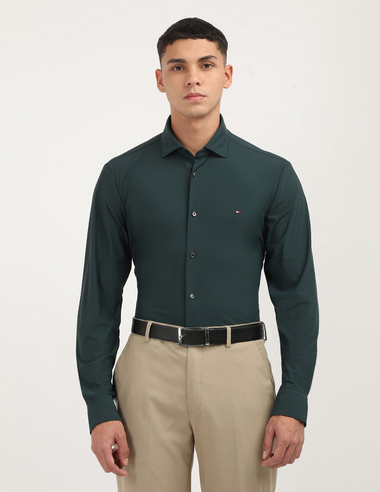 Tommy Hilfiger Knitted Slim Fit Shirt