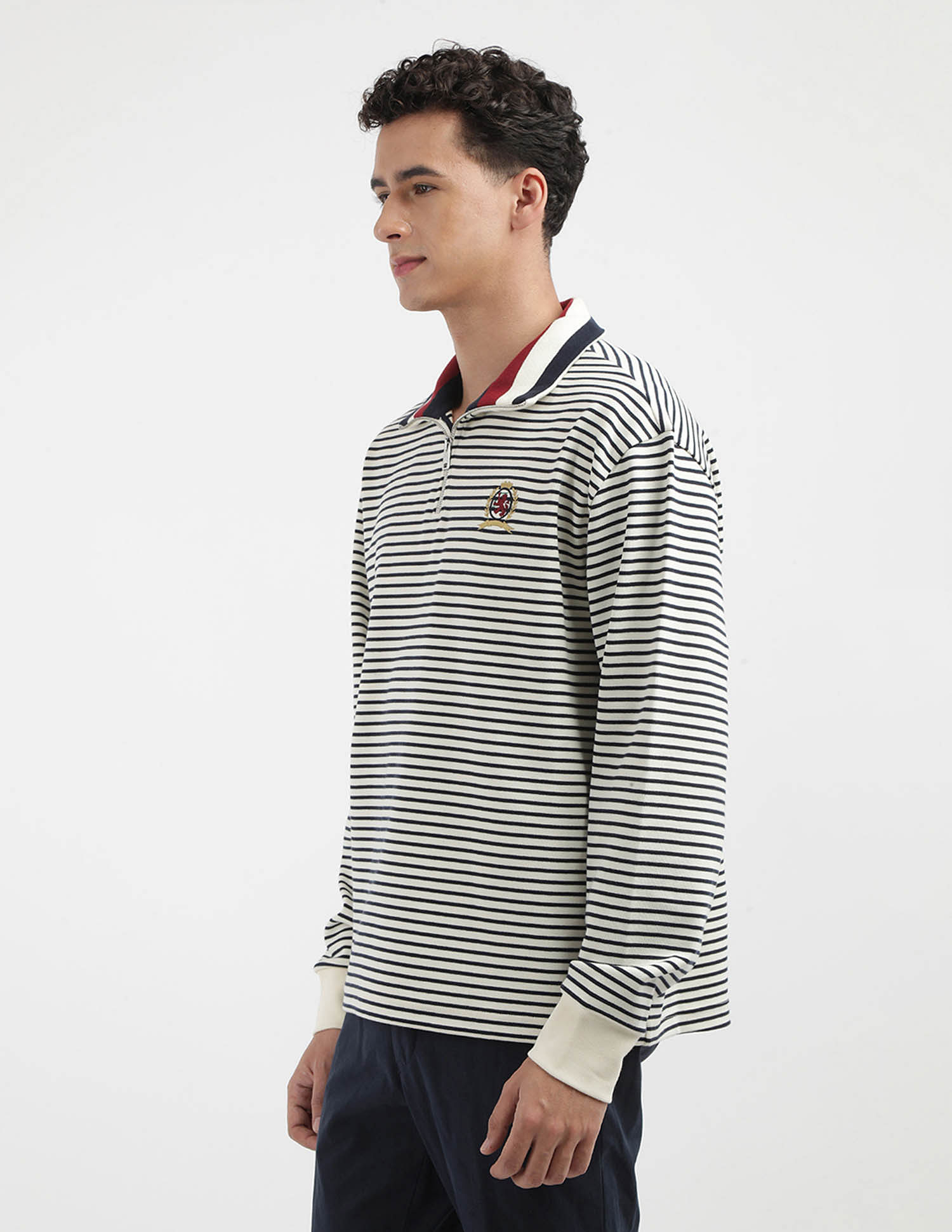 Tommy Hilfiger Breton Horizontal Stripe Sweatshirt