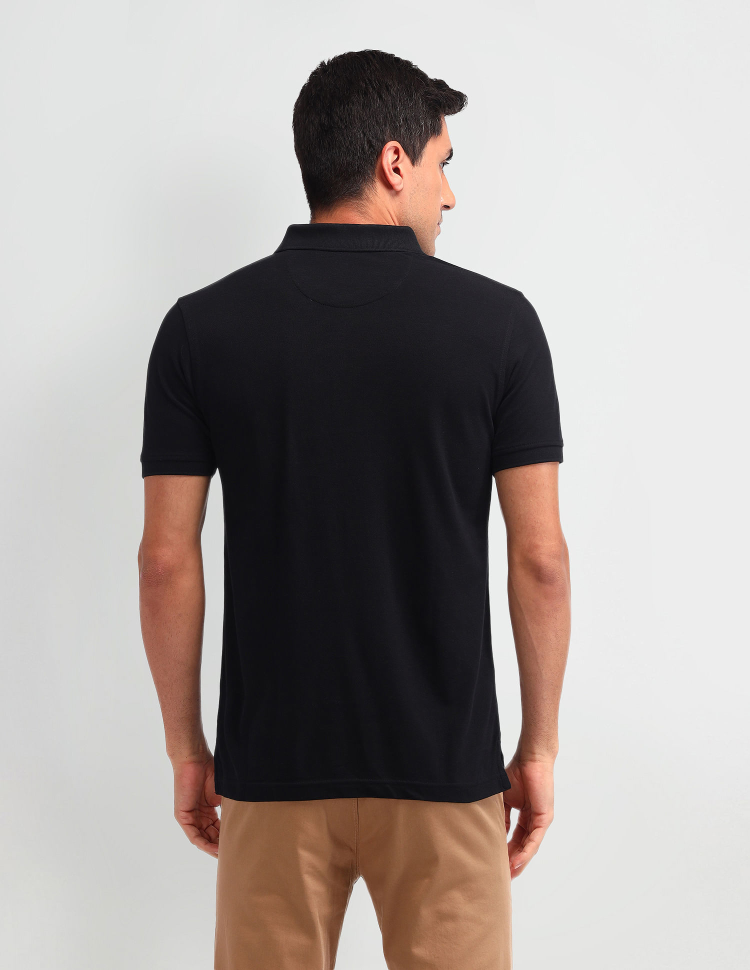 Arrow Sports Solid Logo Polo Shirt