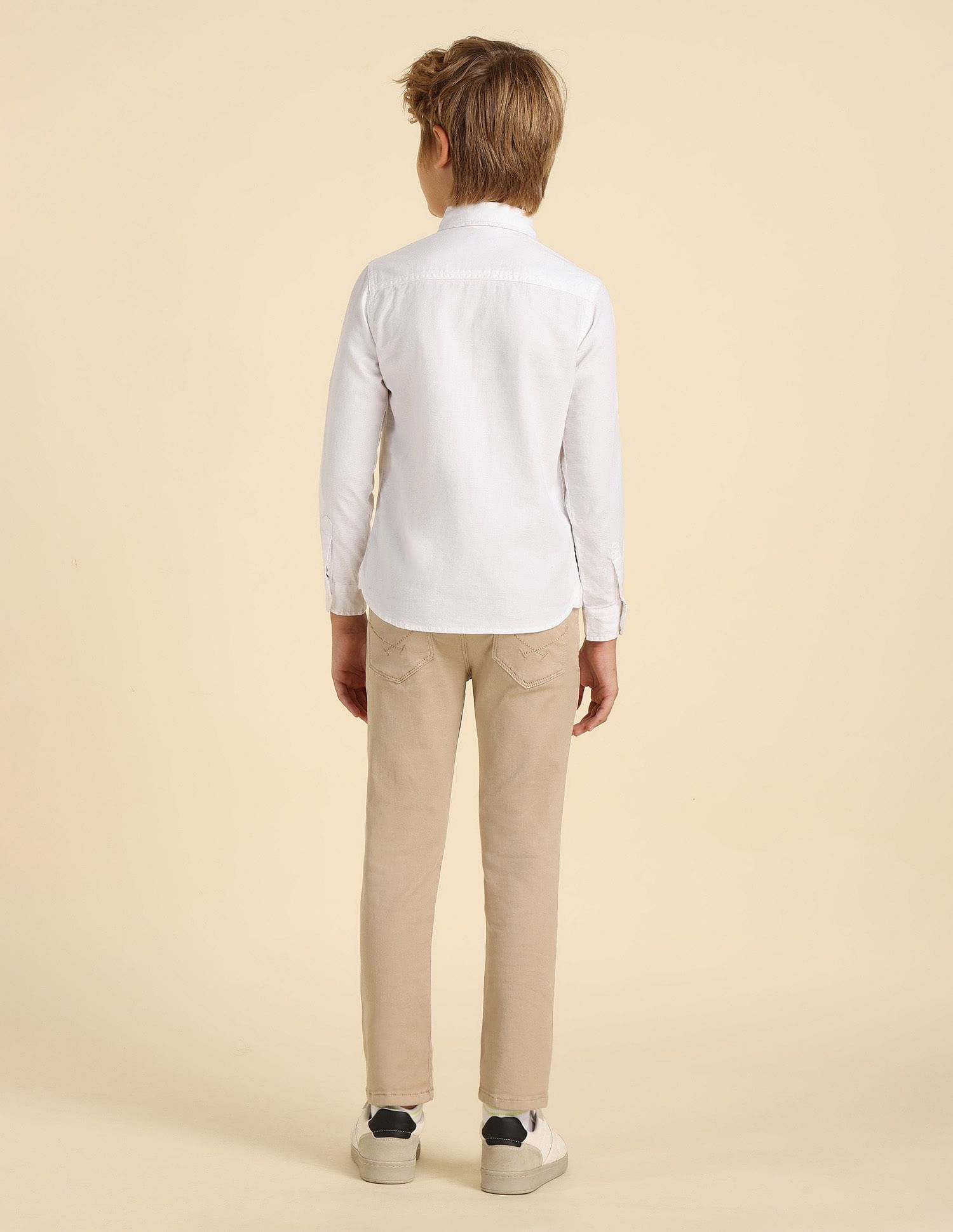 U.S. Polo Assn. Kids Boys Dobby Cotton Shirt