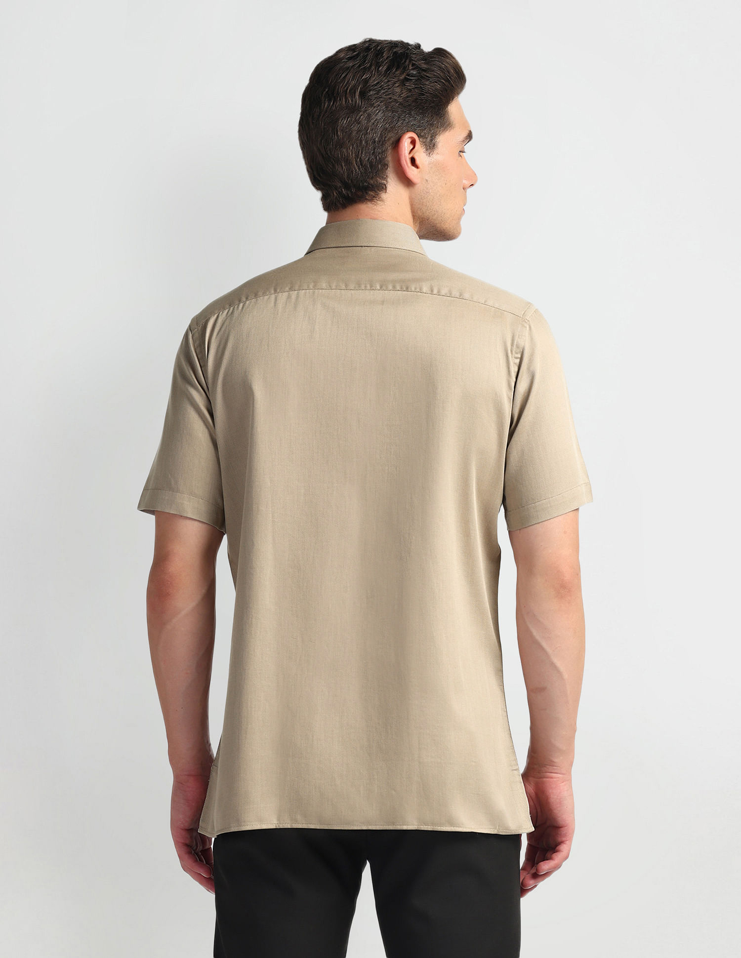 Arrow Solid Dobby Regular Fit Shirt
