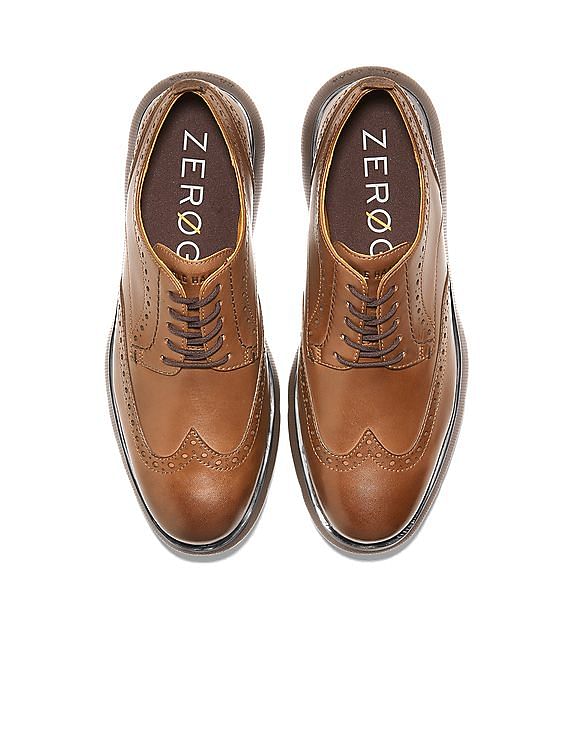 Buy Cole Haan Men Brown Lace Up Zerogrand Omni Wingtip Oxford Sneakers -  NNNOW.com