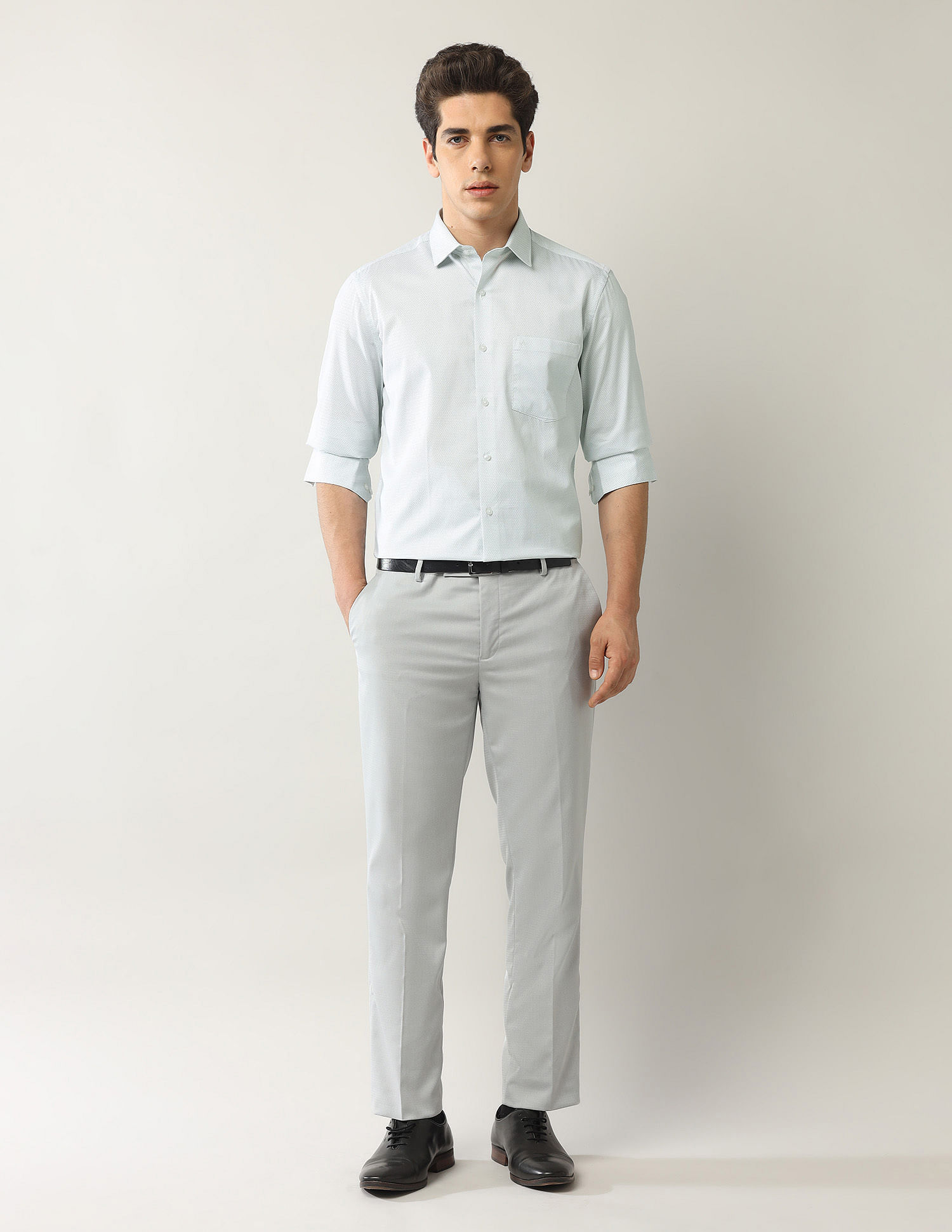 Arrow Liberty Classic Fit Geometric Printed Shirt