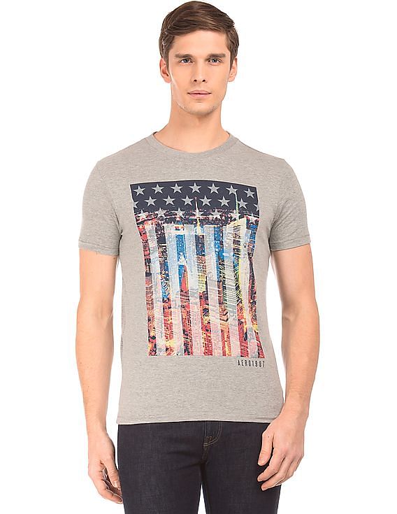 Aeropostale Graphic Print Crew Neck T-Shirt