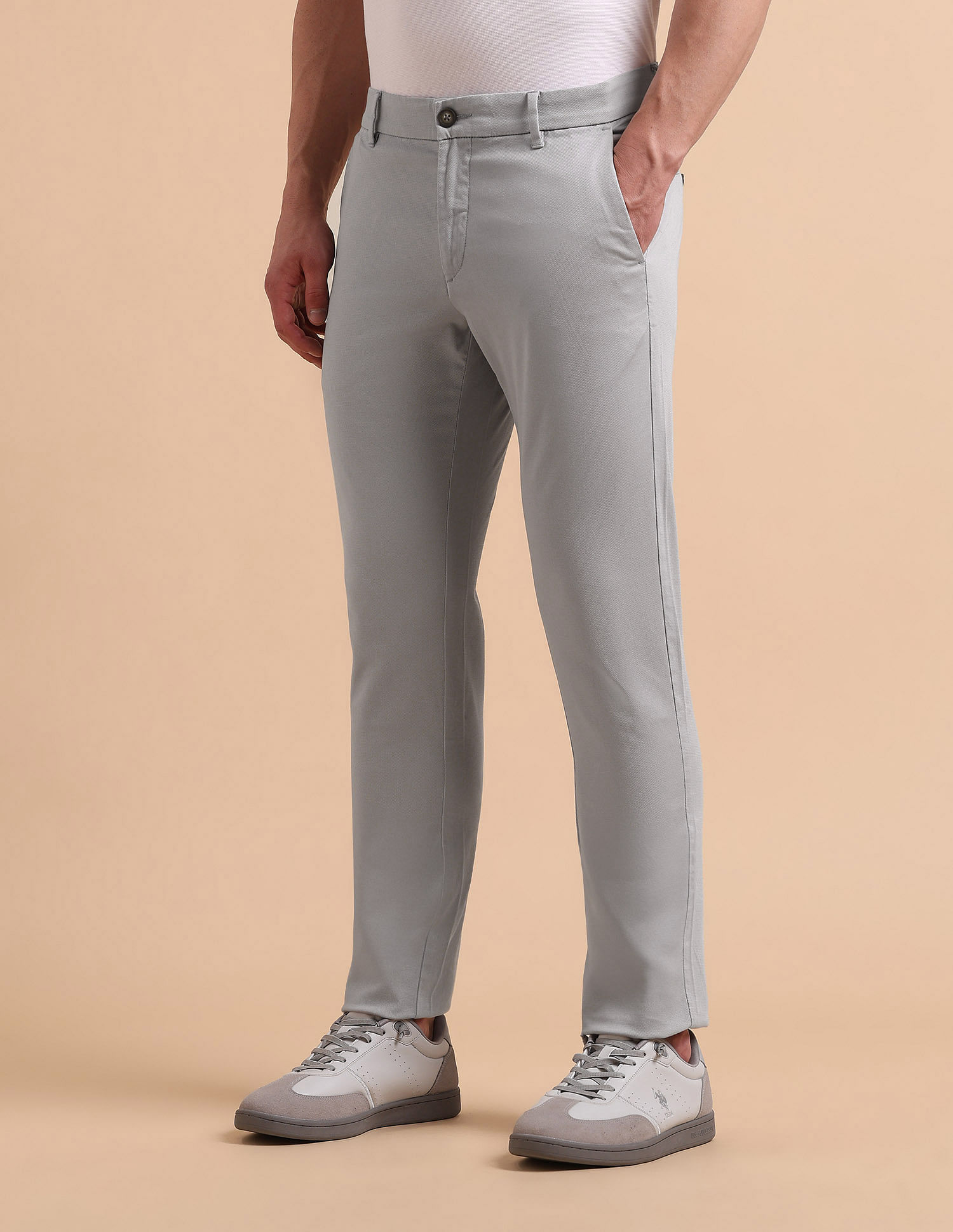 U.S. Polo Assn. Satin Super Slim Fit Trousers