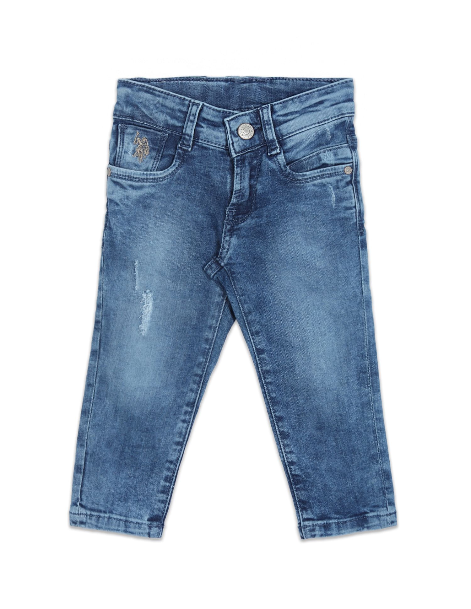 U.S. Polo Assn. Kids Boys Distressed Authentic 1890 Jeans