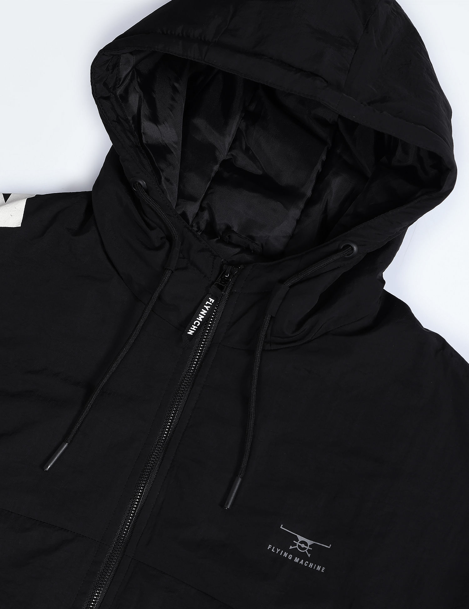Flying Machine Hooded Medium Puffer Jacket