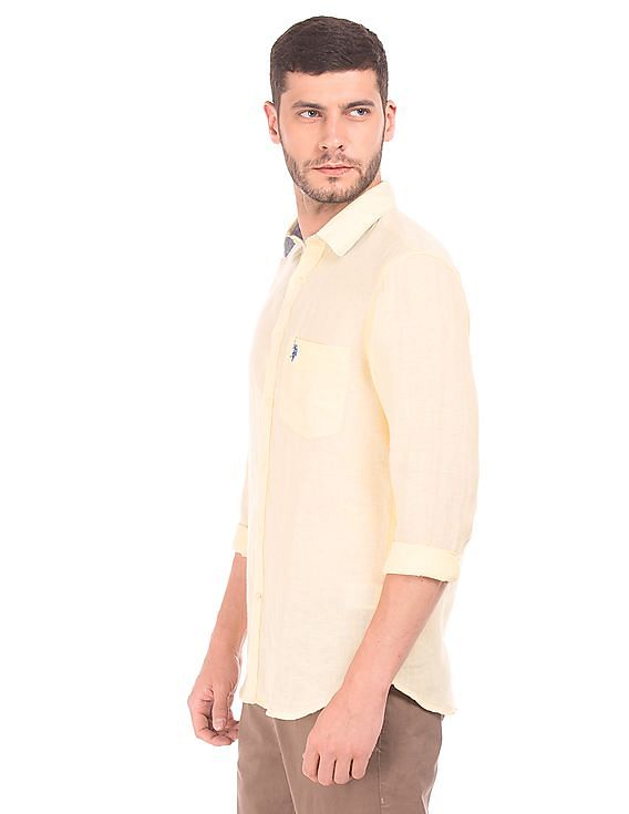 U.S. Polo Assn. Solid Linen Shirt