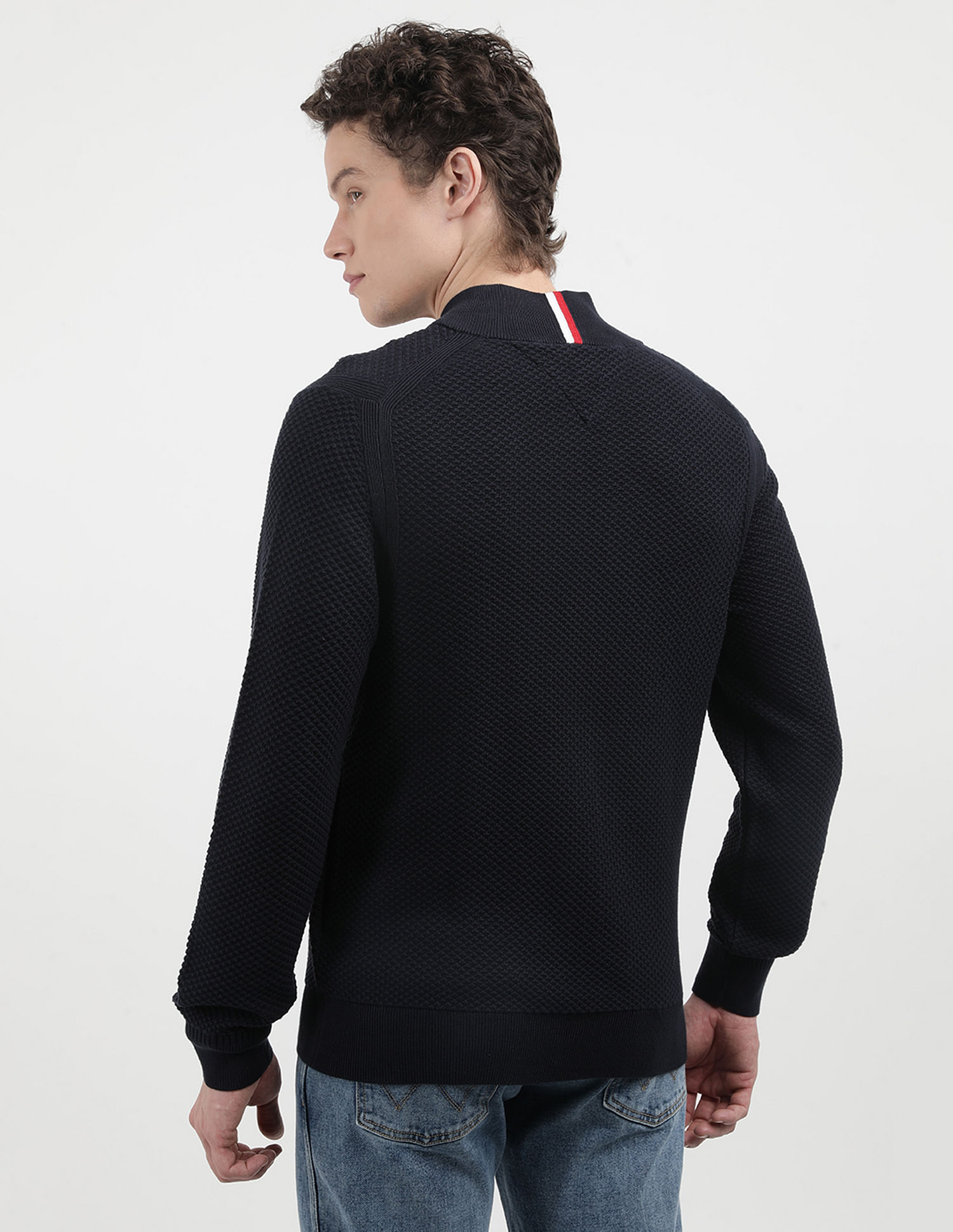 Tommy Hilfiger Oval Structure Baseball Sweater