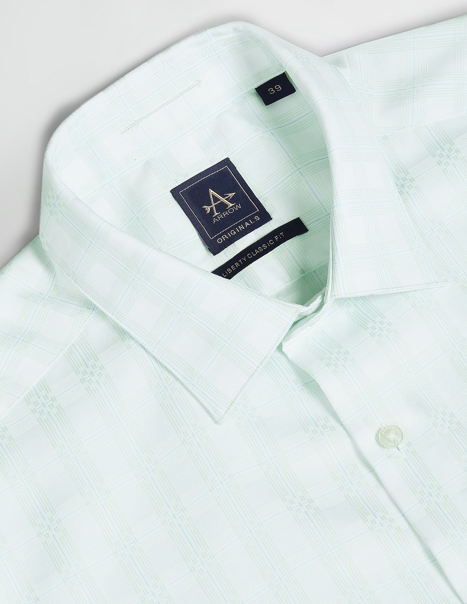 Arrow Twill Check Auto Press Shirt