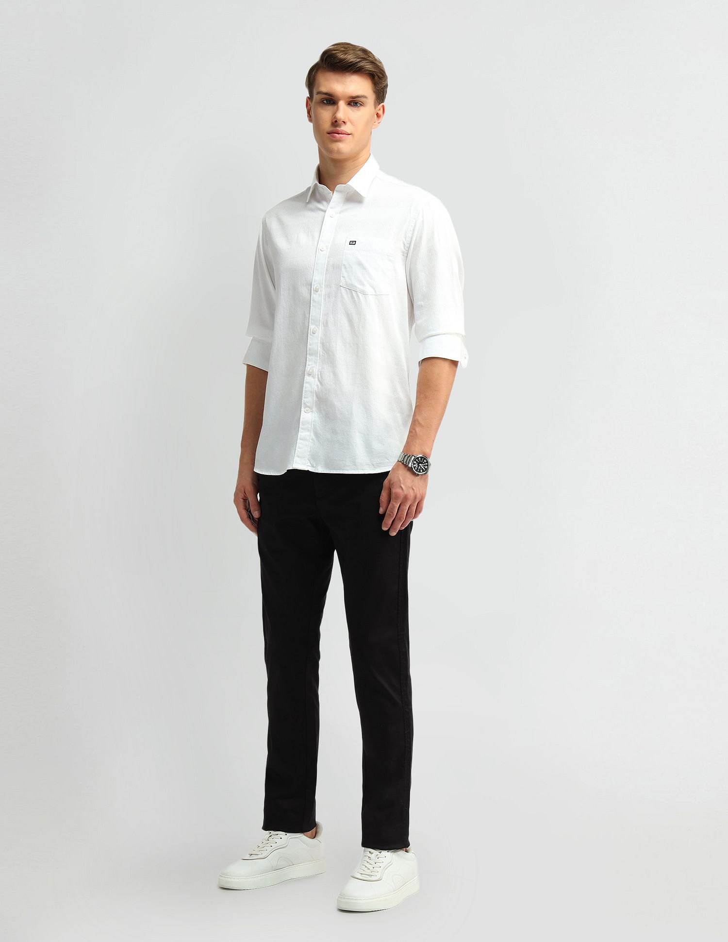 Arrow Sport Tailored Fit Cotton Shirt