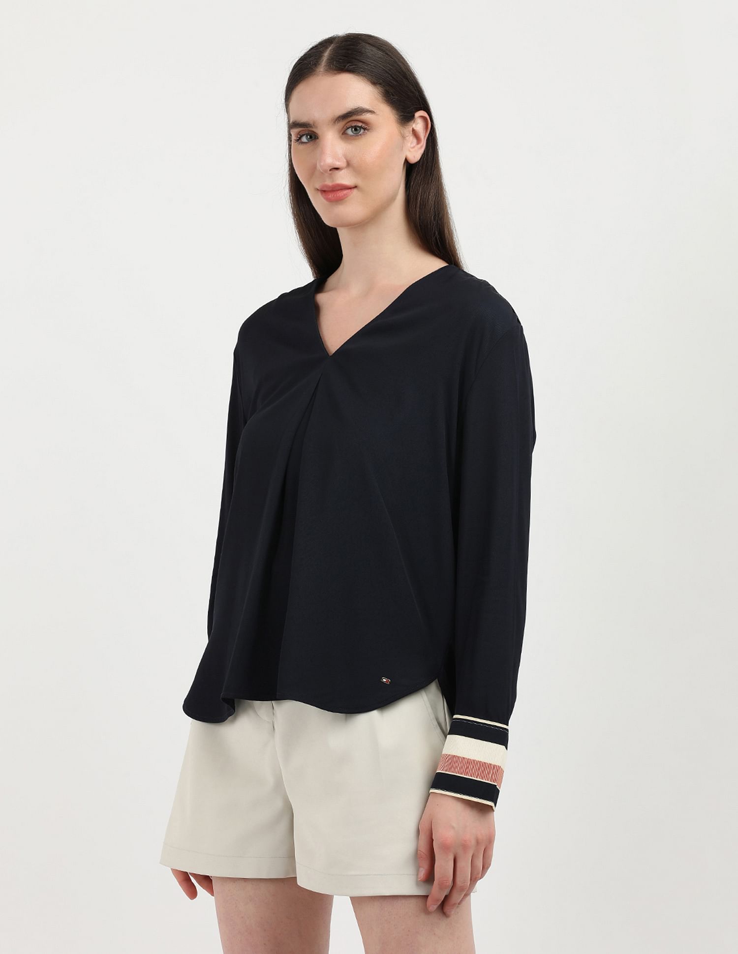 Tommy Hilfiger Relaxed Fit Solid Shirt