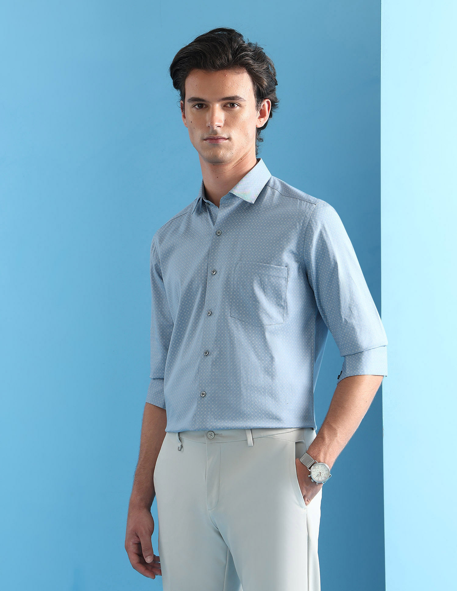 Arrow Geometric Printed Velocity Shirt