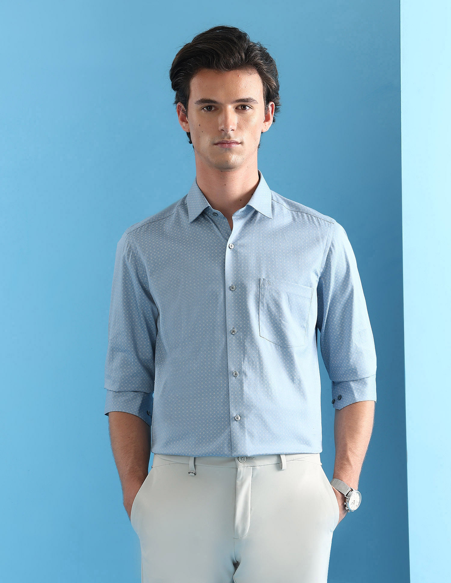 Arrow Geometric Printed Velocity Shirt