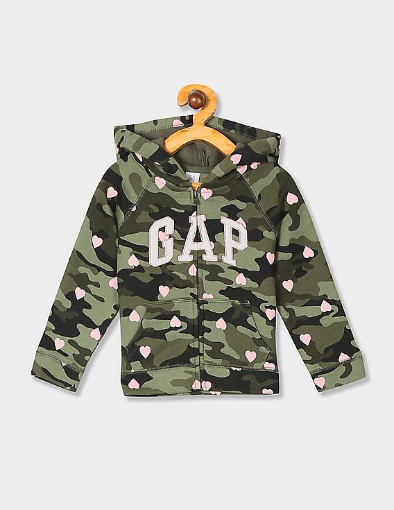 Camo hot sale sweatshirt girls