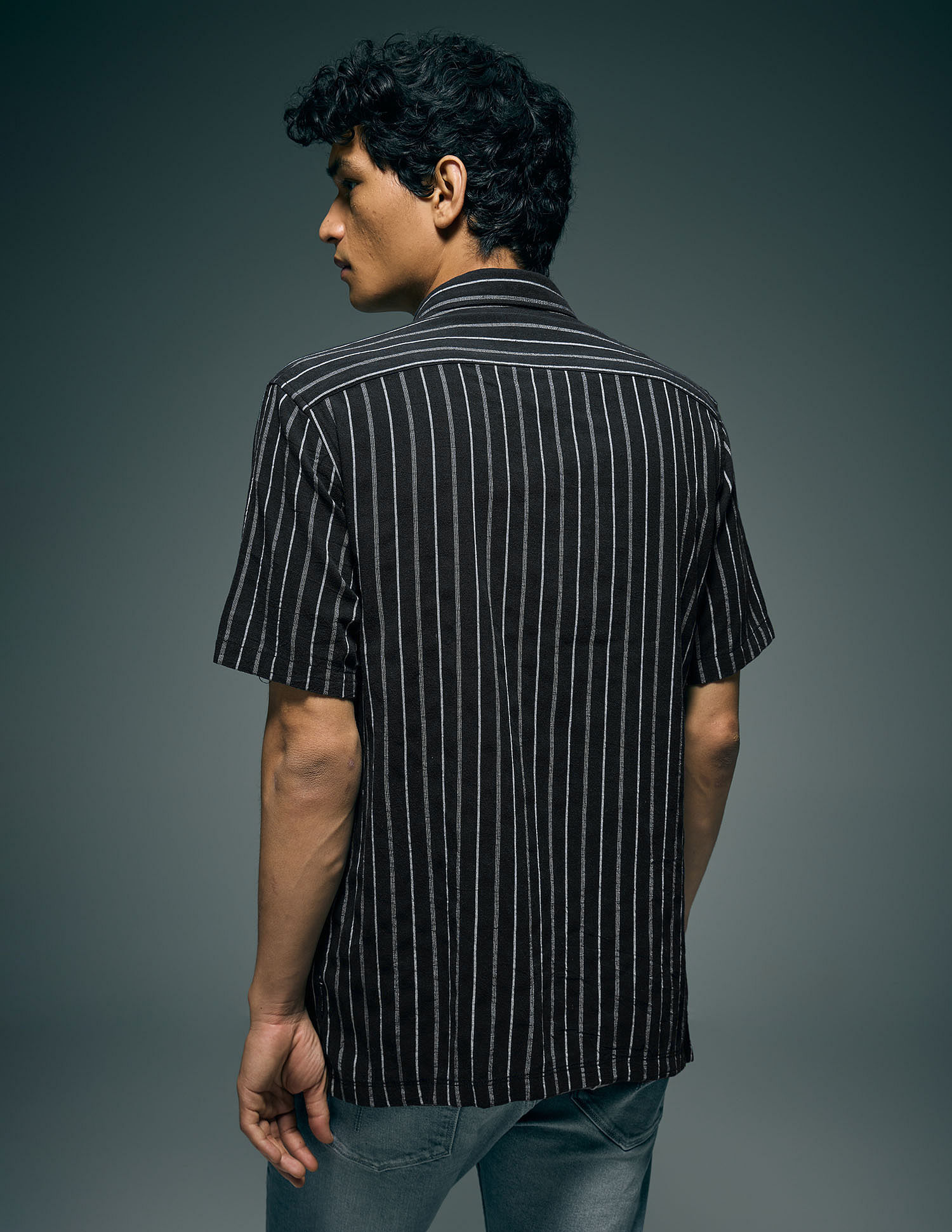 Flying Machine Vertical Striped Original Shirt
