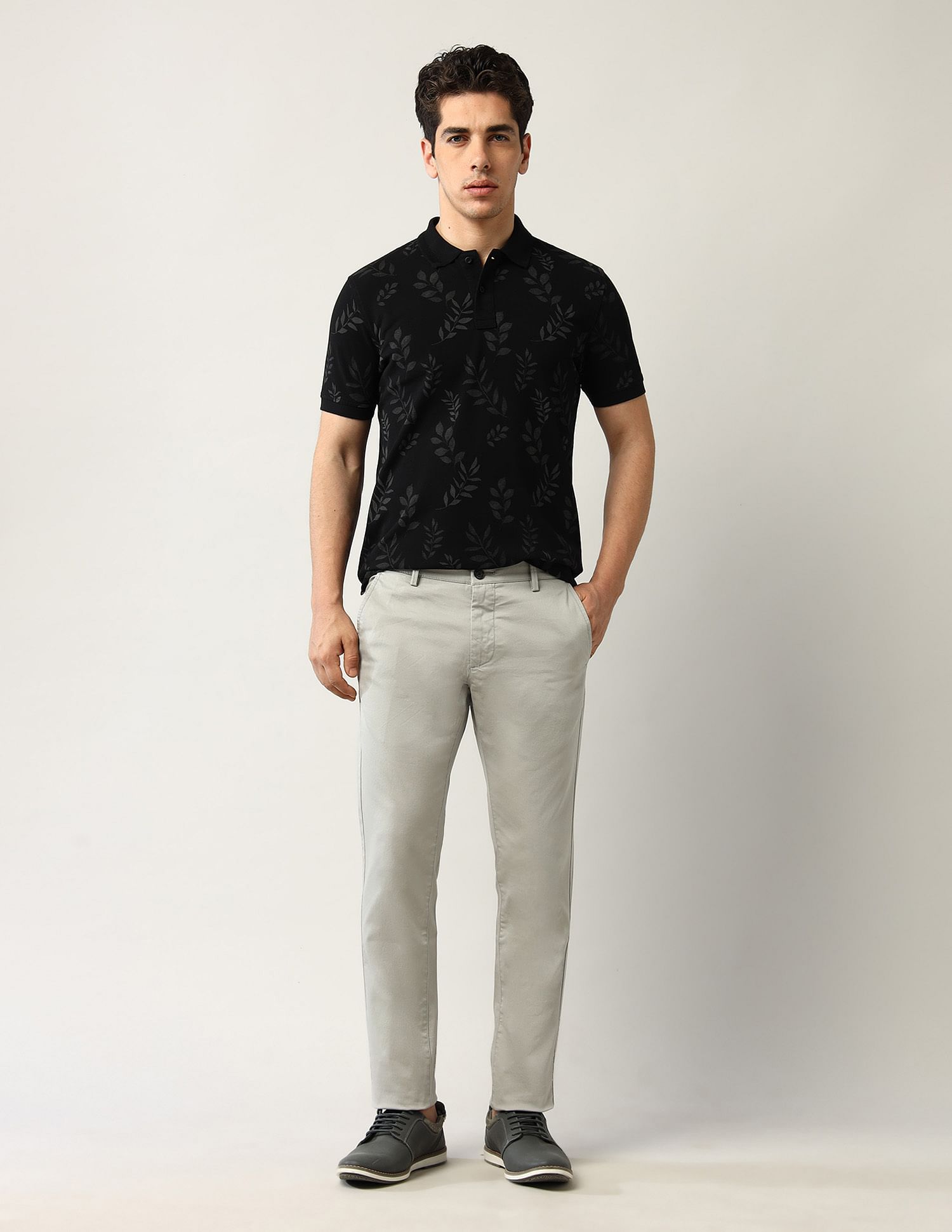 Arrow Sport Tropical Printed Spring Sorbet Polo Shirt