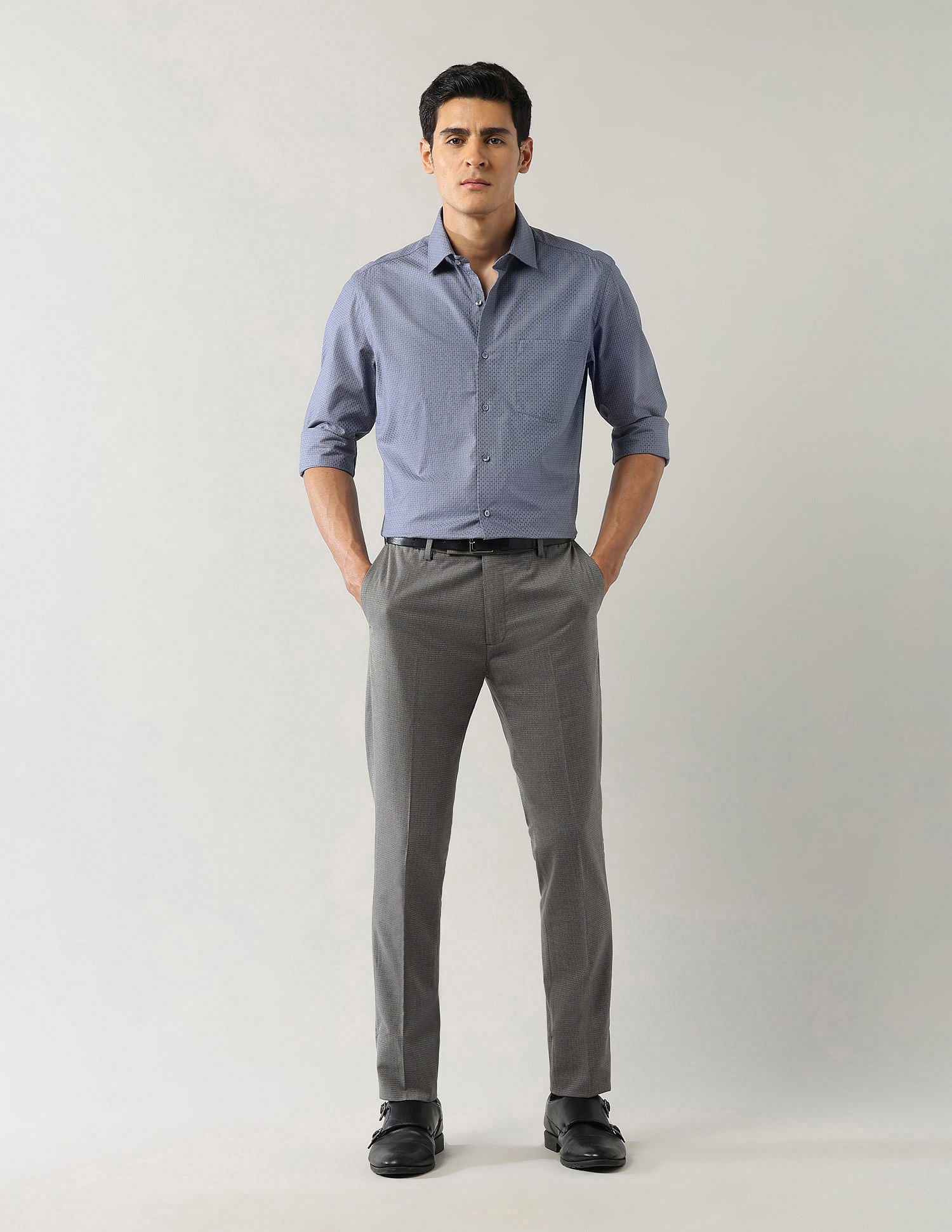 Arrow Liberty Classic Fit Textured Shirt