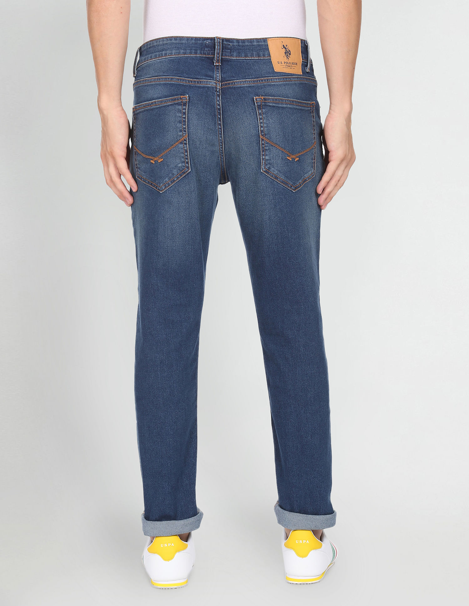U.S. Polo Assn. Denim Co. Brandon Slim Tapered Fit Blue Jeans