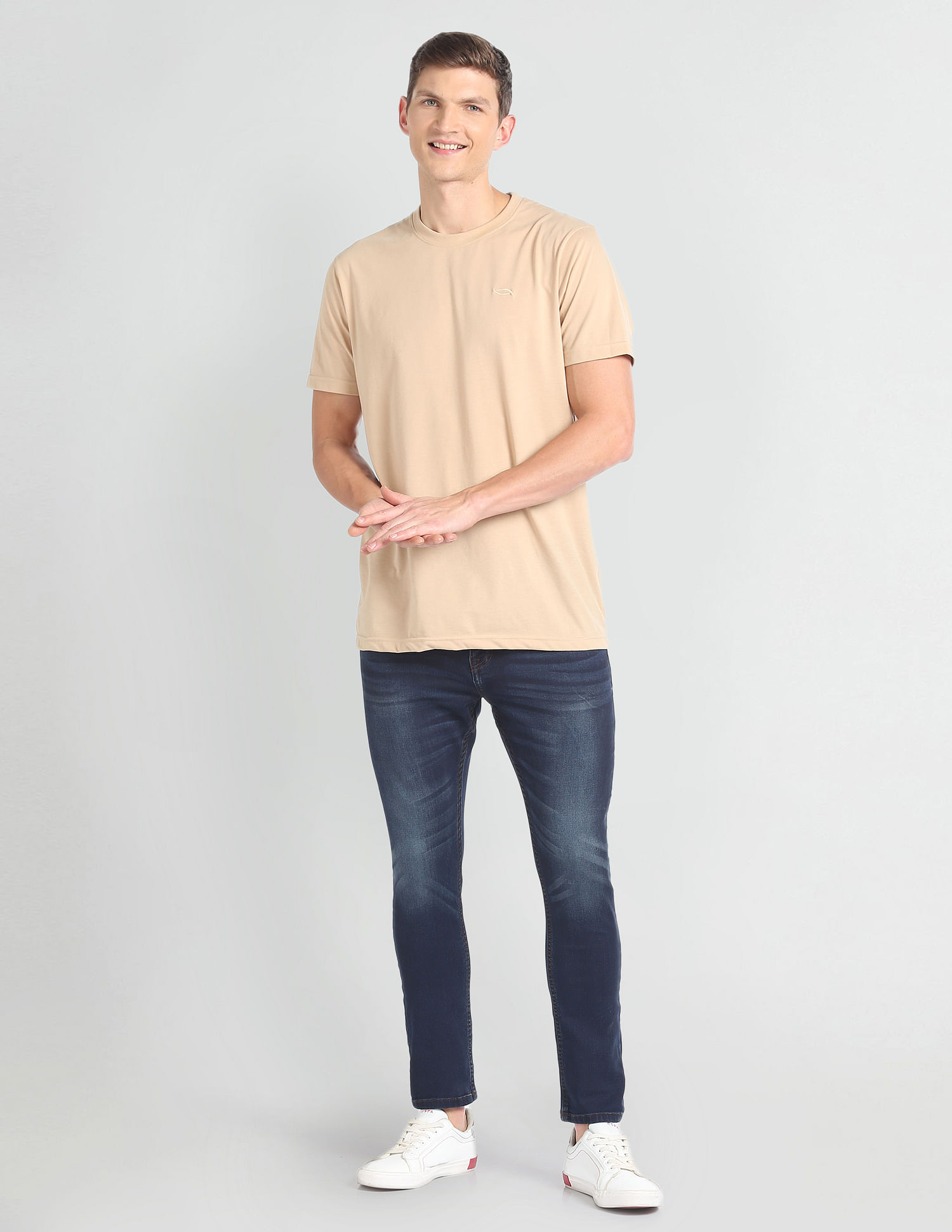 U.S. Polo Assn. Denim Co. Henry Cropped Fit Blue Jeans