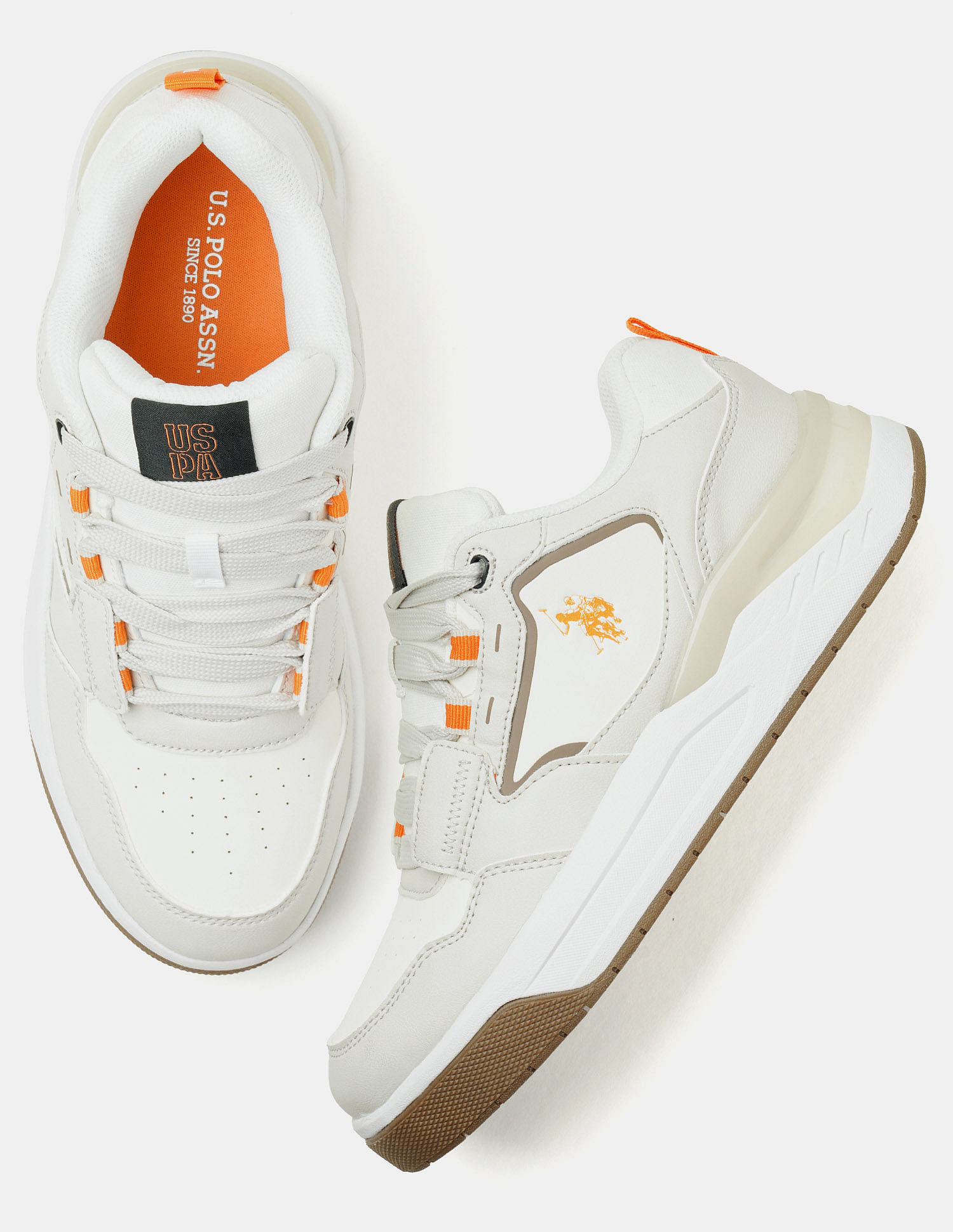 U.S. Polo Assn. Men Colourblocked Vander Sneakers