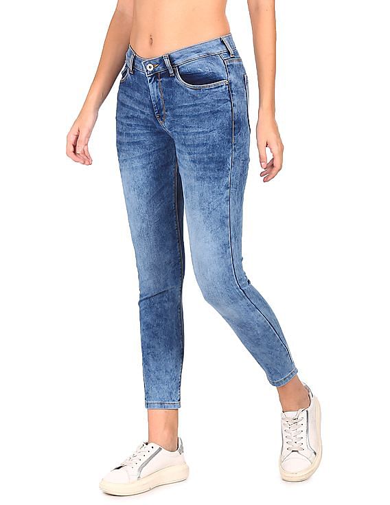 Flying Machine Women Veronica Skinny Fit Mid Rise Jeans