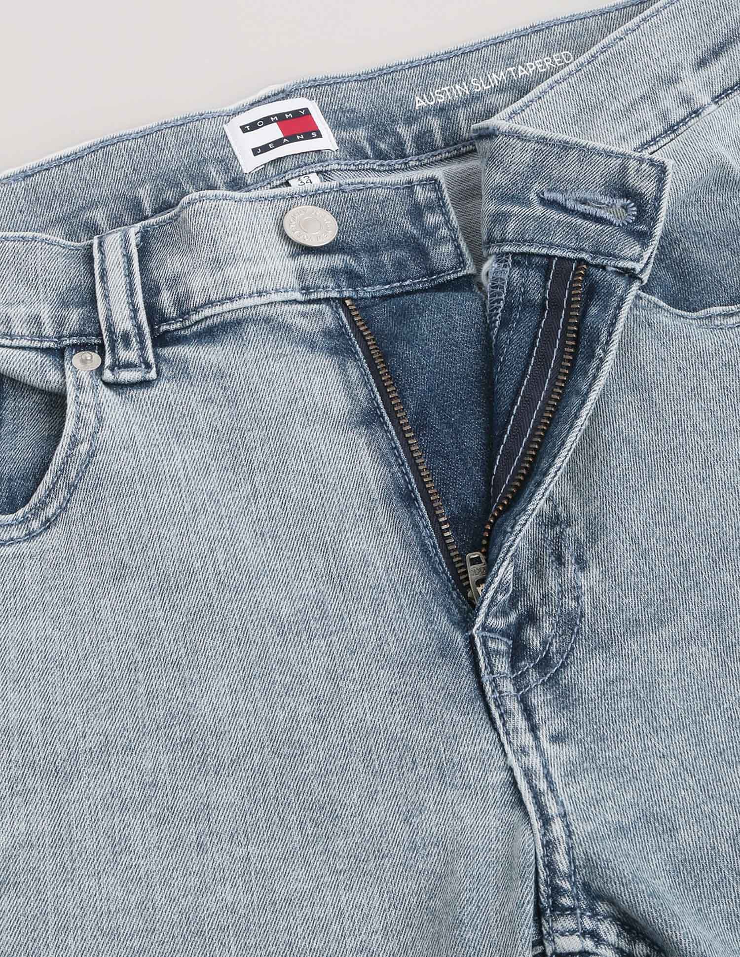 Tommy Hilfiger Austin Slim Tapered Acid Wash Jeans