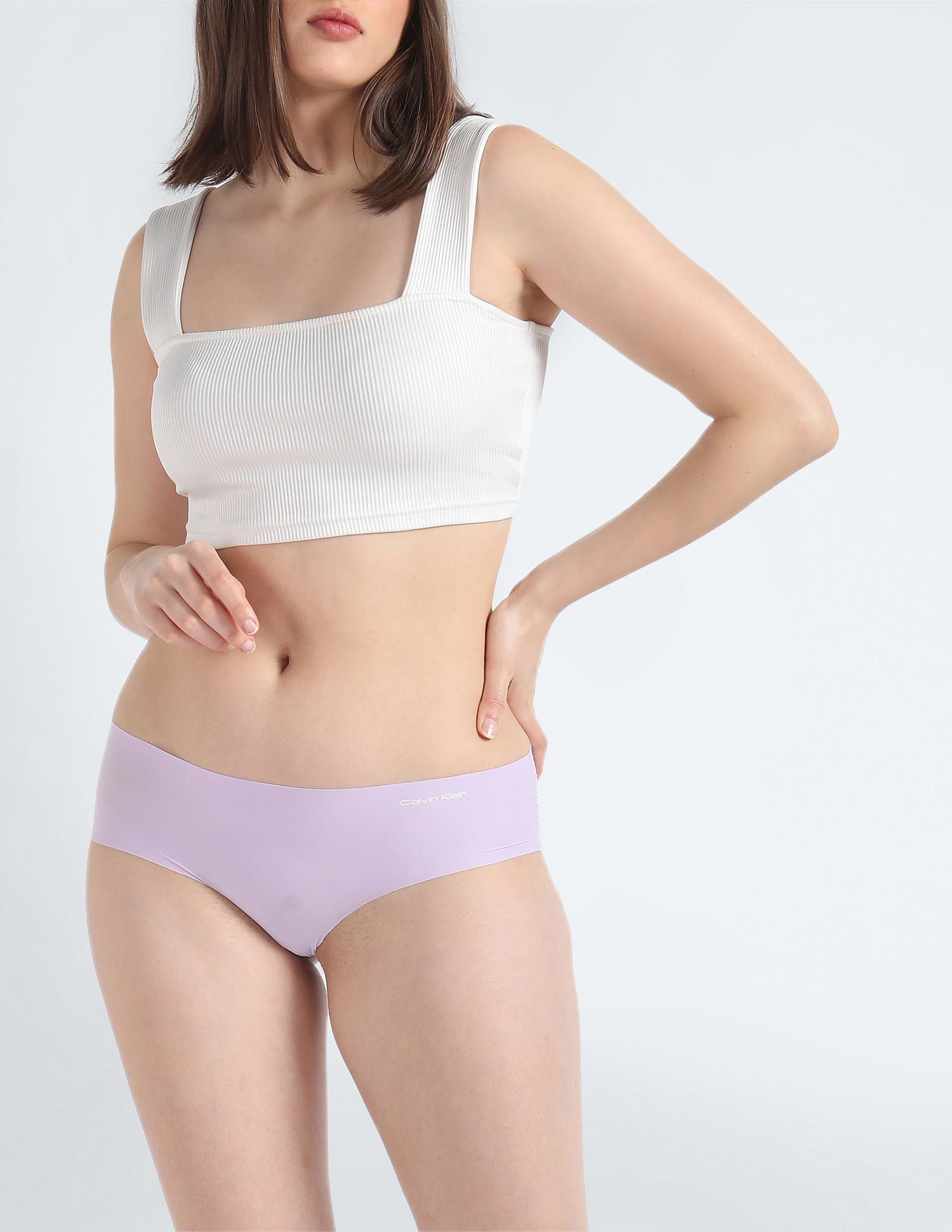 Buy Calvin Klein Underwear Women White Mid Rise Solid Bikini Panty -  NNNOW.com