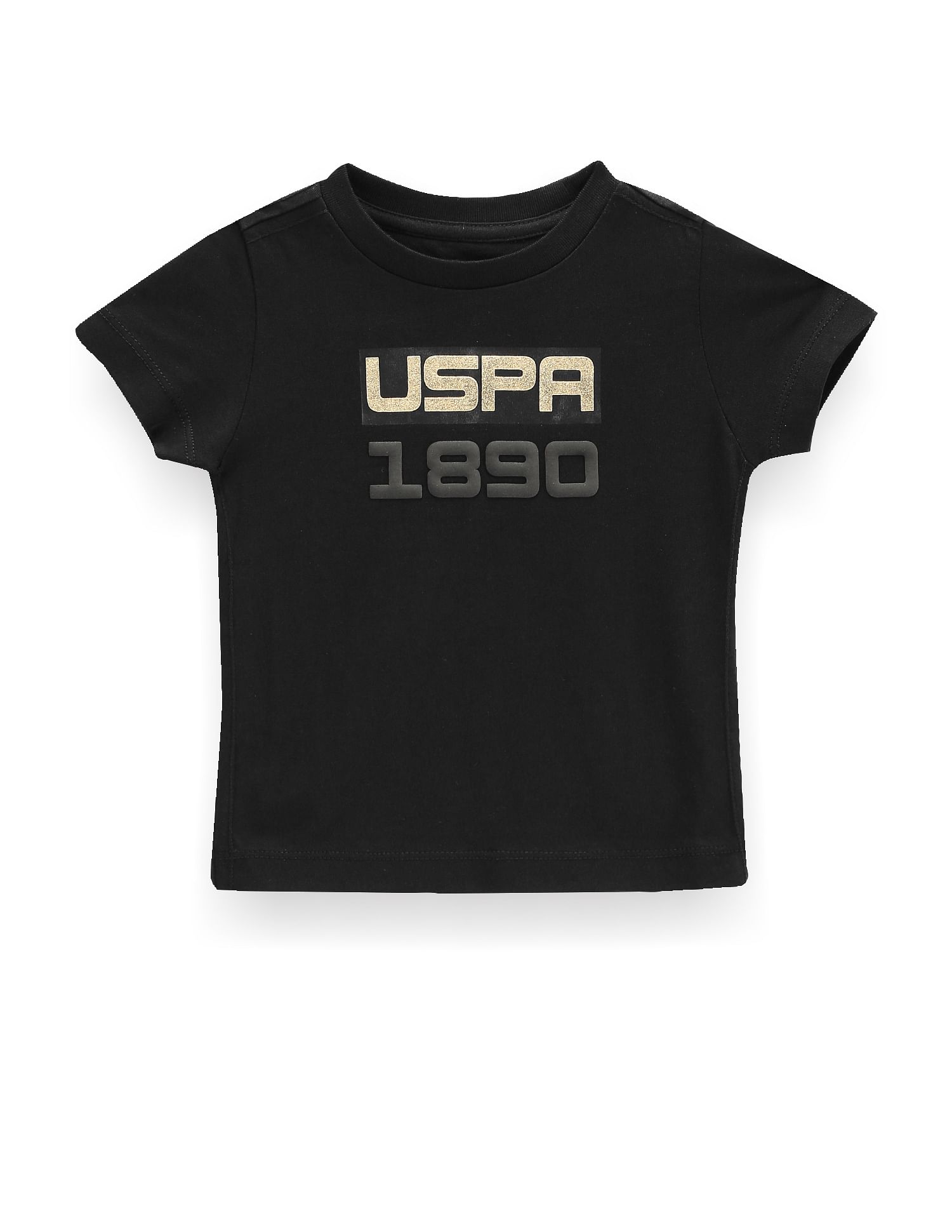 U.S. Polo Assn. Kids Boys Brand Print Cotton T-Shirt