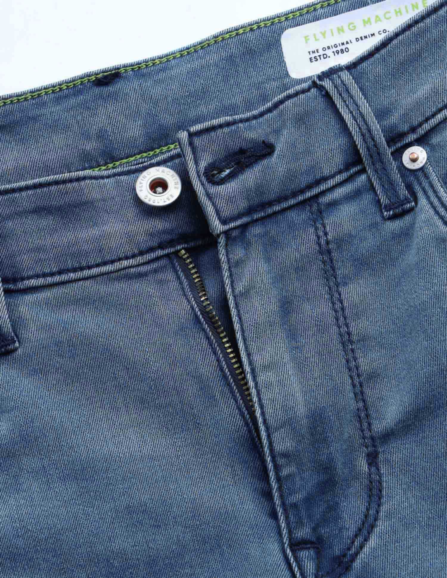 Flying Machine Slash Slim Tapered Fit F-Lite Jeans
