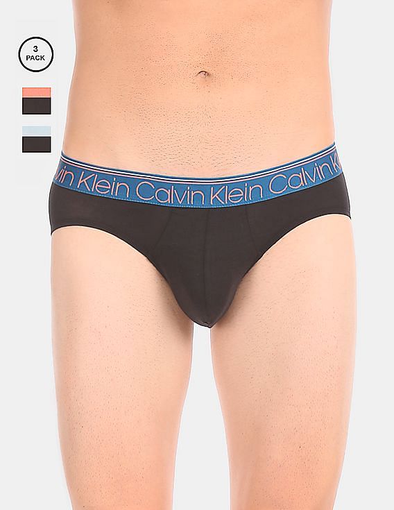Buy Calvin Klein Underwear Men Black Mid Rise Cotton Stretch