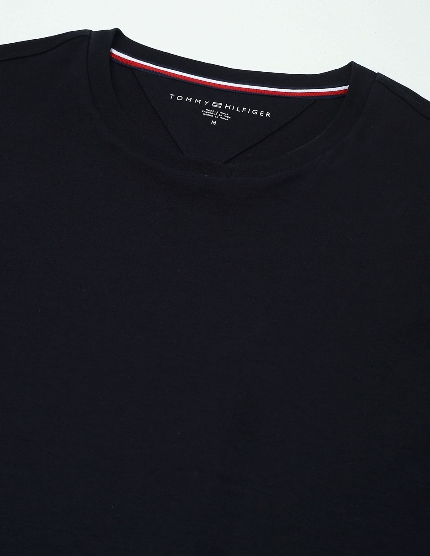 Tommy Hilfiger Solid Regular-Fit Cotton T-Shirt