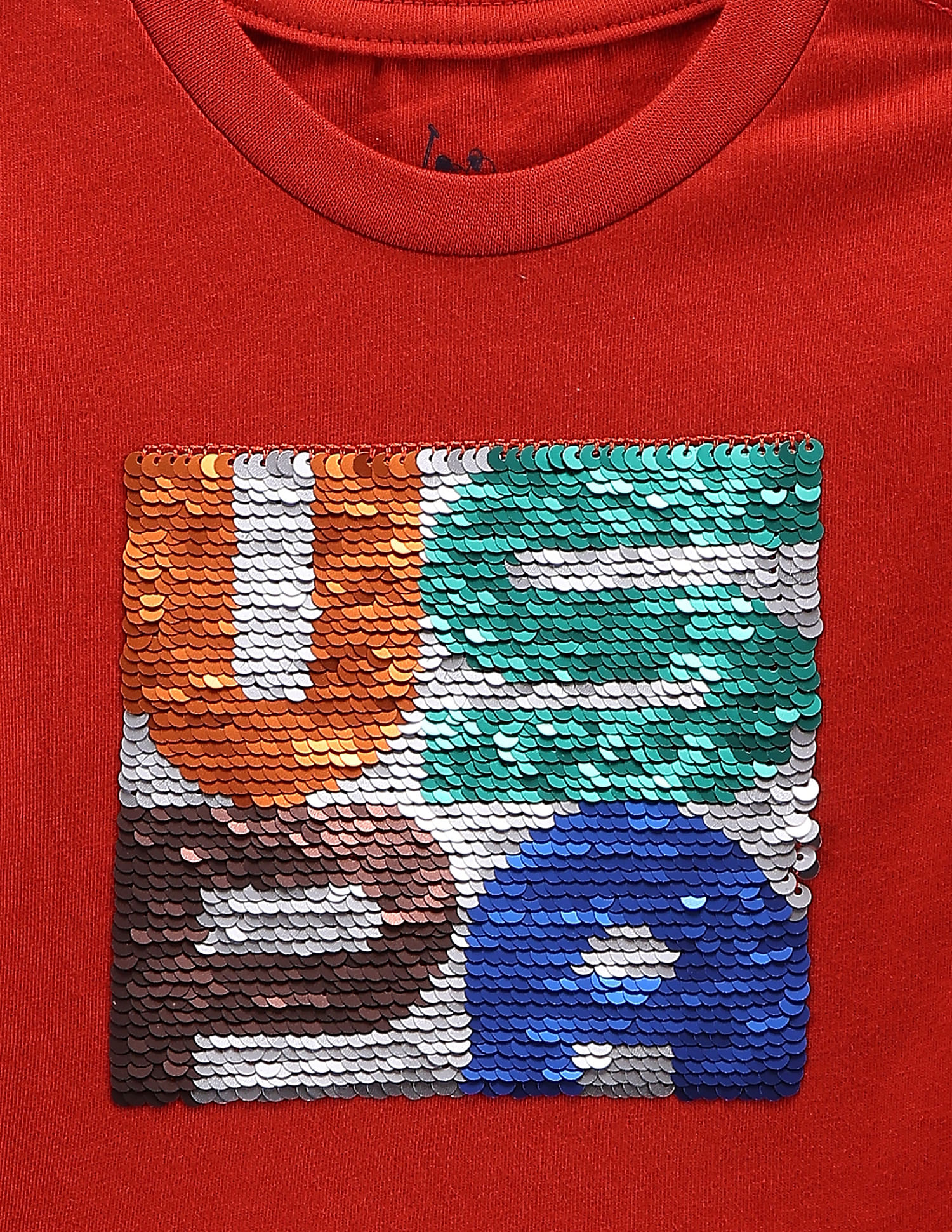 U.S. Polo Assn. Kids Boys Cotton Flip Sequin T-Shirt