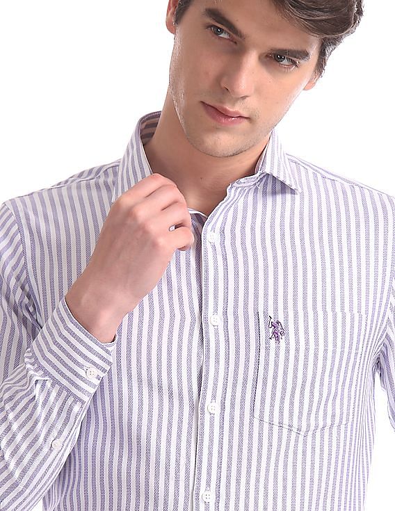 uspa striped shirt