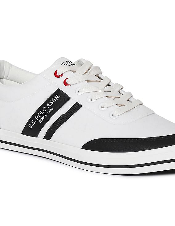 U.S. Polo Assn. Men Round Toe Panelled Hague Sneakers