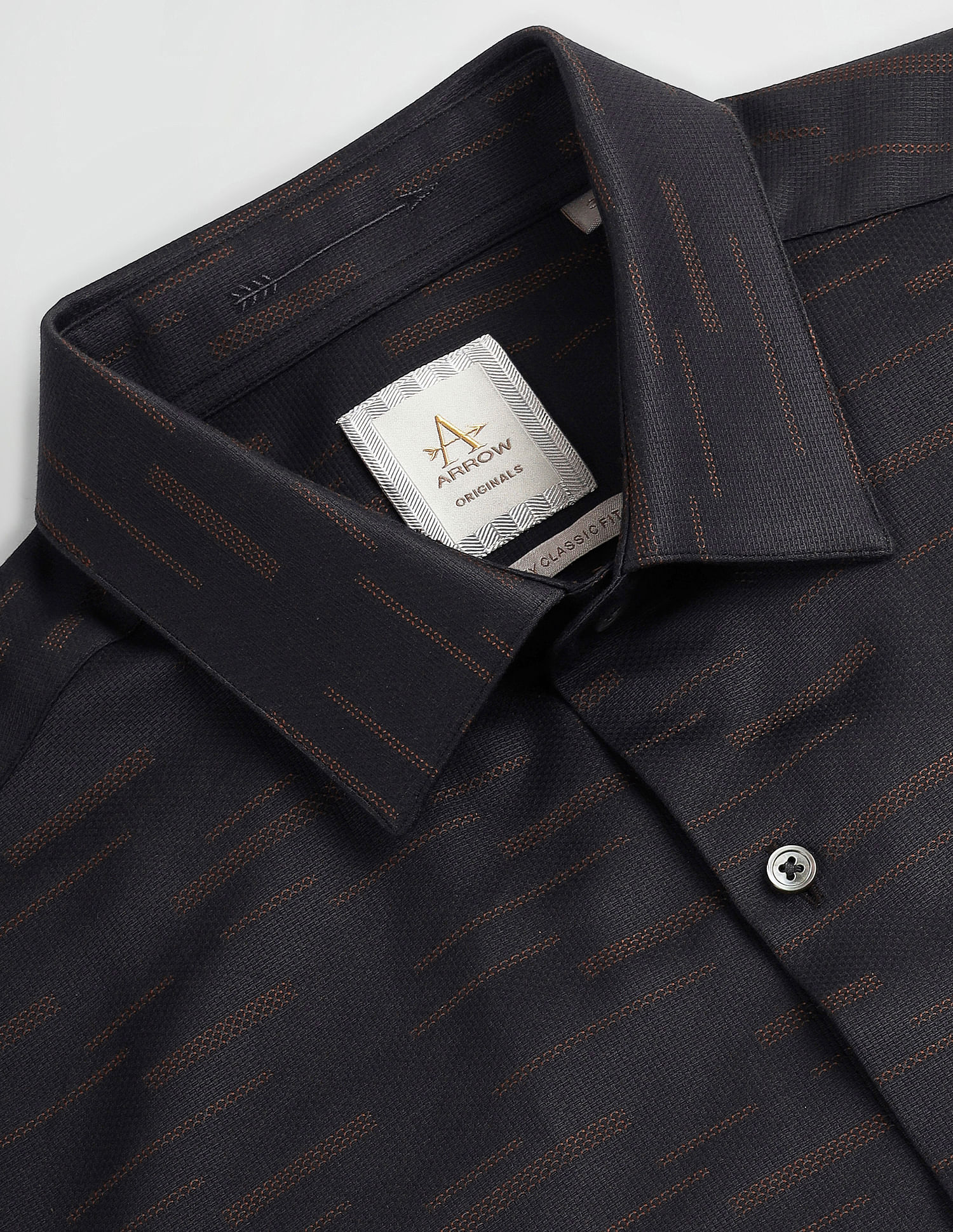 Arrow Geometric Pattern Cotton Shirt