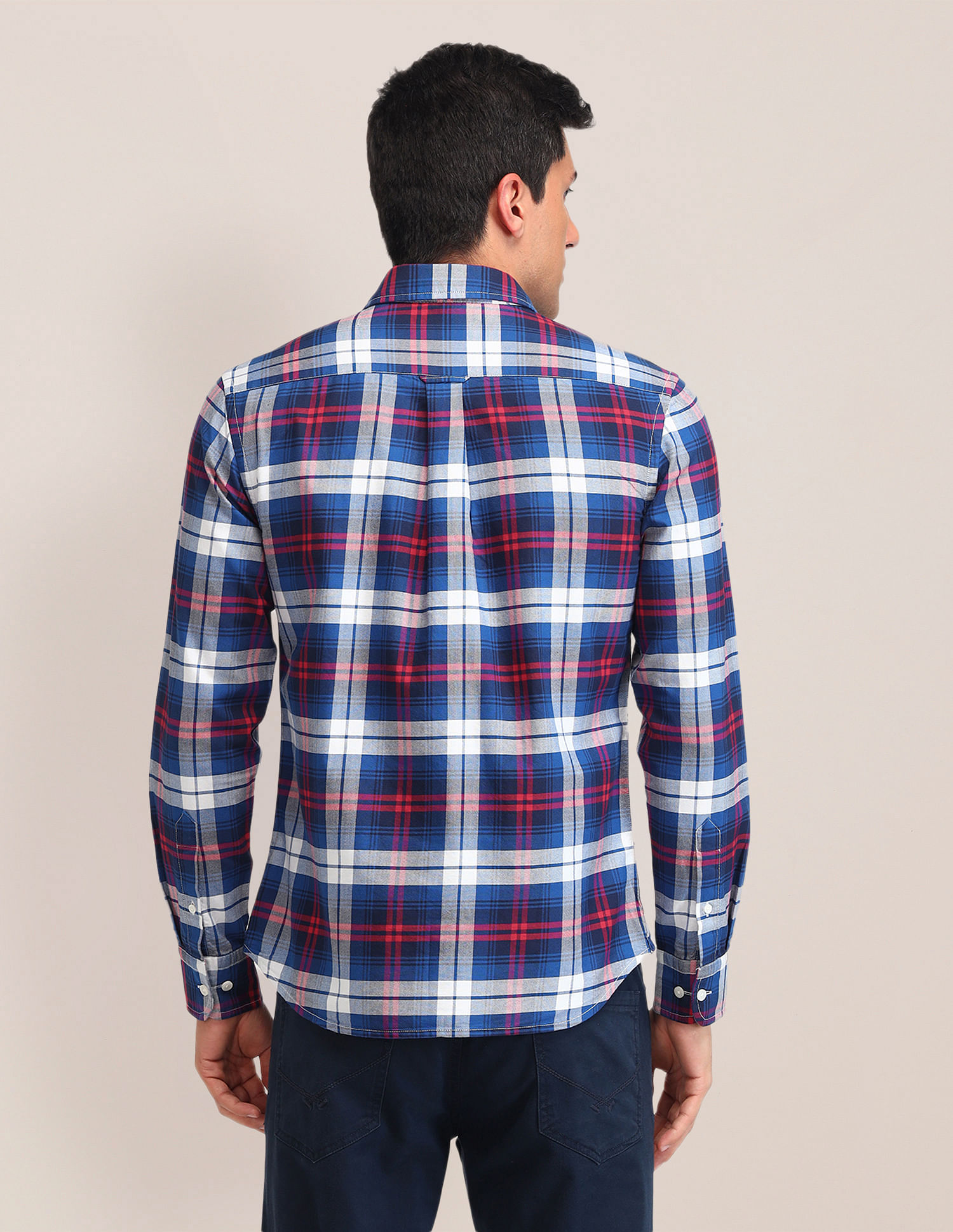 U.S. Polo Assn. Slim Fit Tartan Checked Shirt