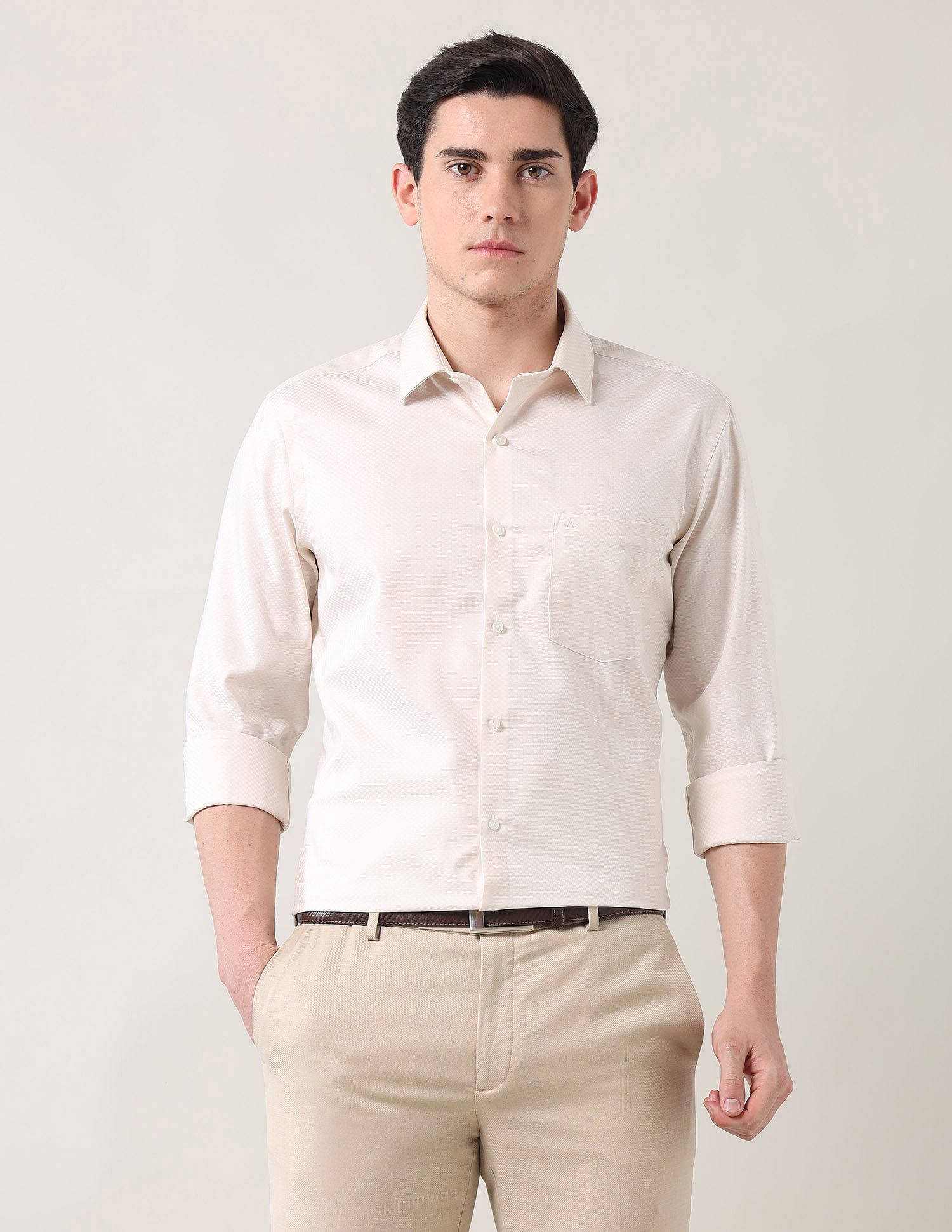 Arrow Pure Cotton Autopress Shirt