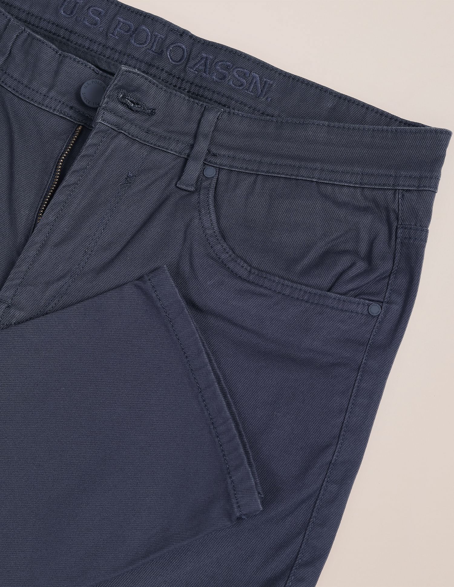 U.S. Polo Assn. Brandon Slim Tapered Fit Twill Trousers