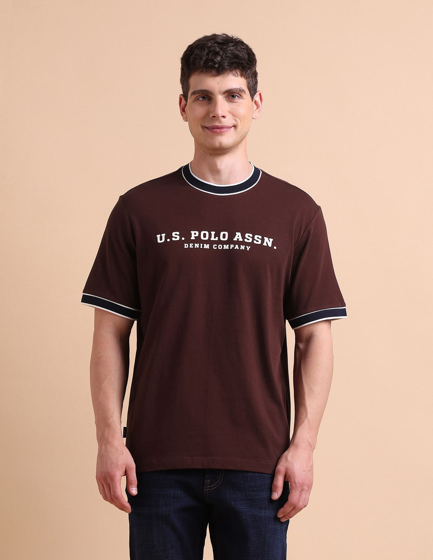 U.S. Polo Assn. Denim Co. Pure Cotton Muscle Fit T-Shirt