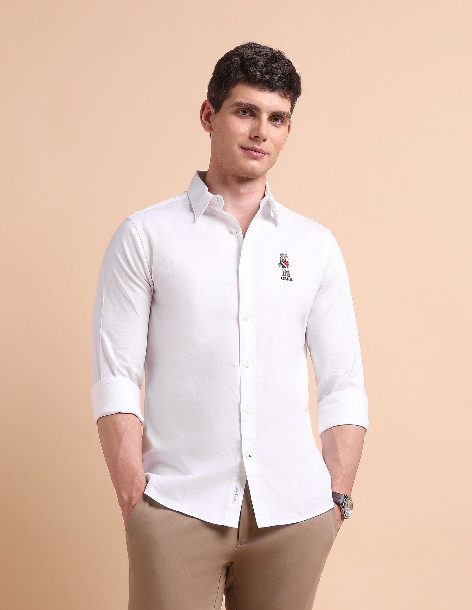 U.S. Polo Assn. Tailored Fit Button Down Shirt