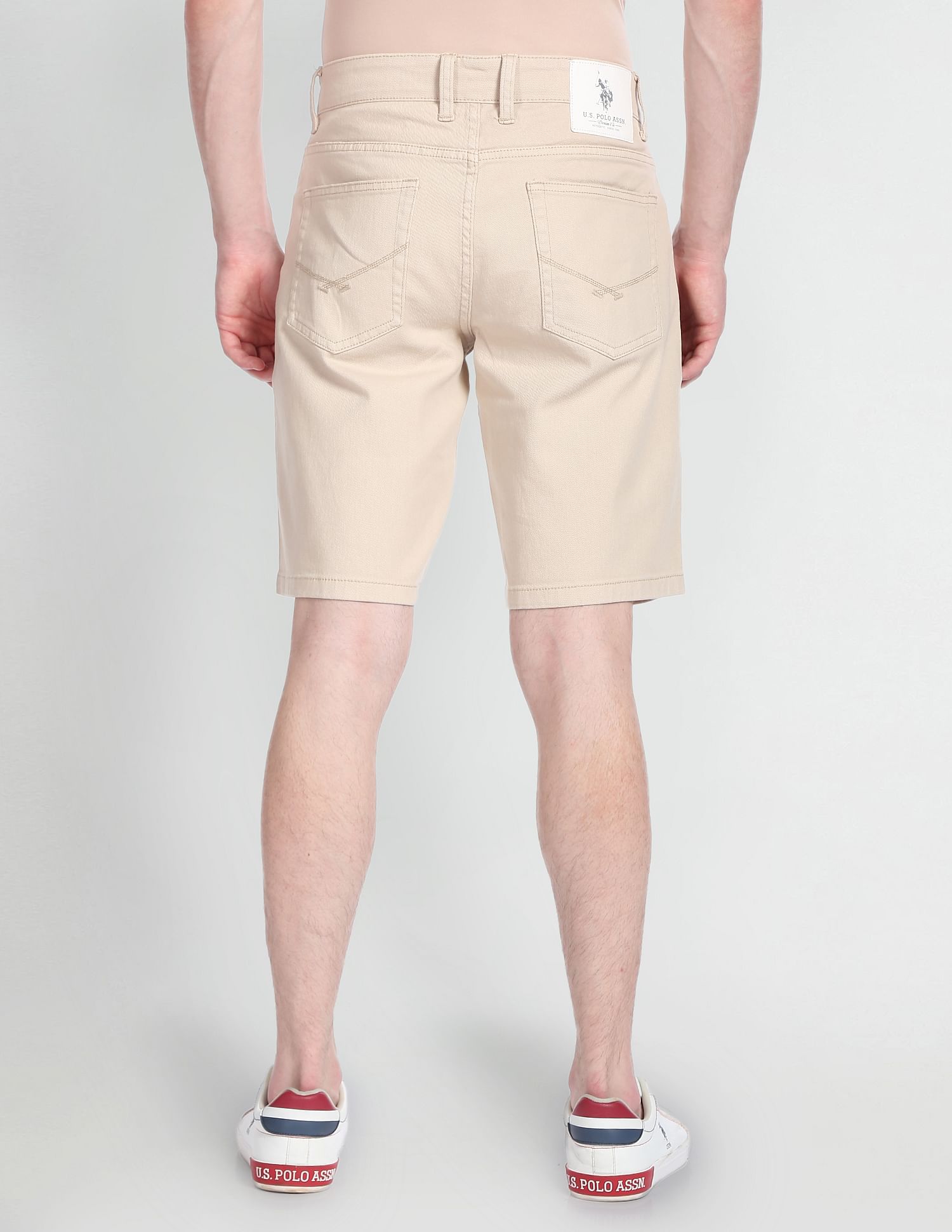 U.S. Polo Assn. Denim Co. Mid Rise Comfort Slim Fit Shorts