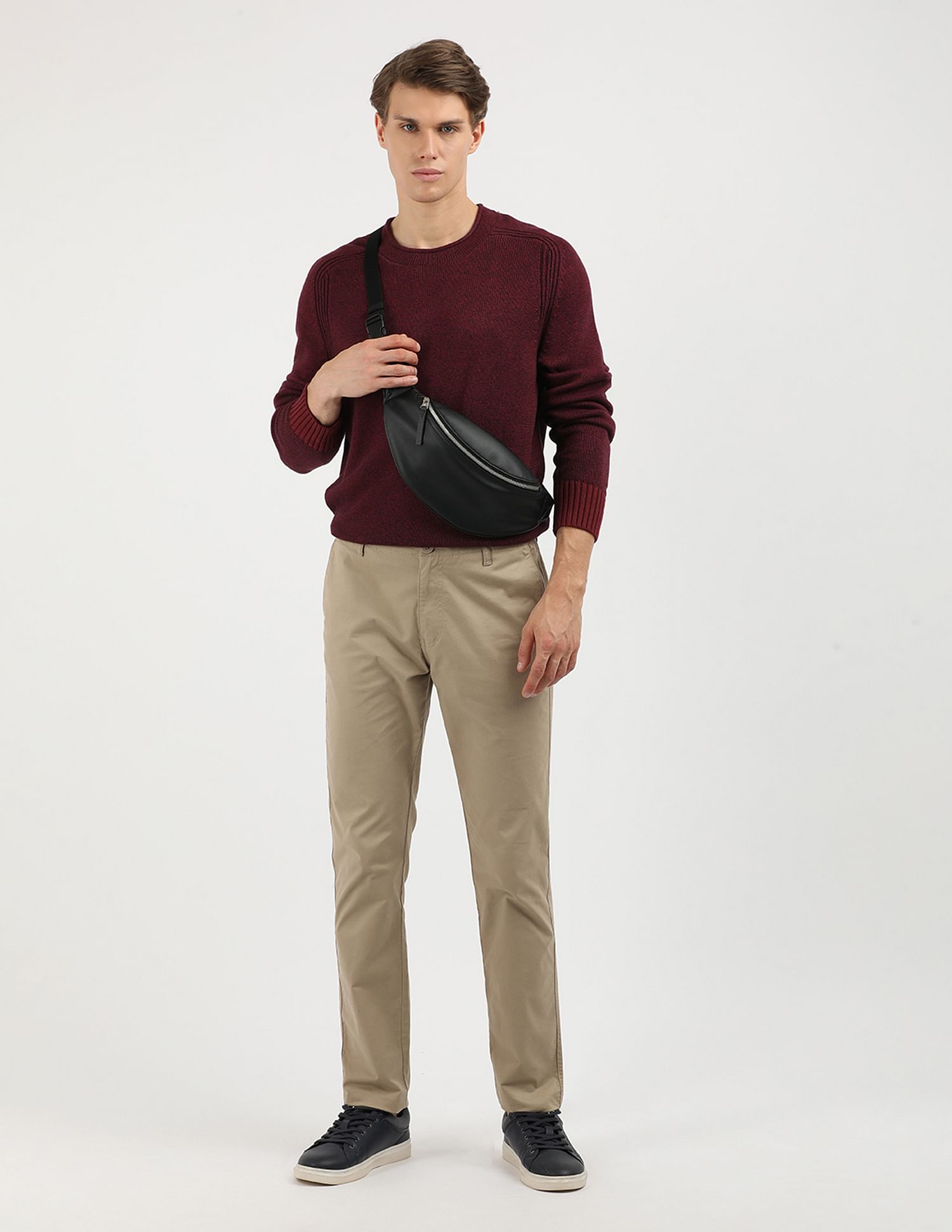 Tommy Hilfiger Mouline Fisherman Crew Neck Sweater