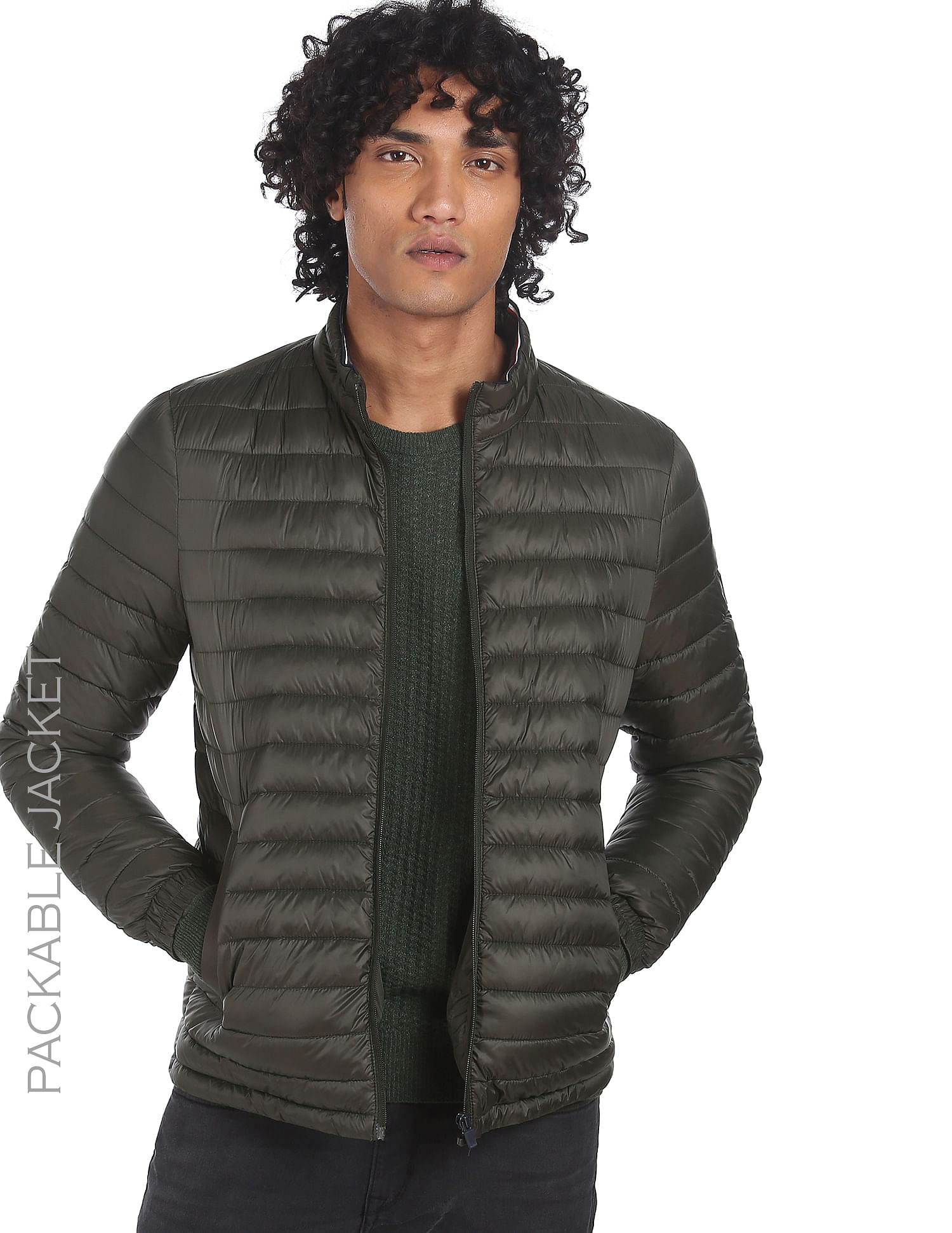 Men's packable sale quilted jacket