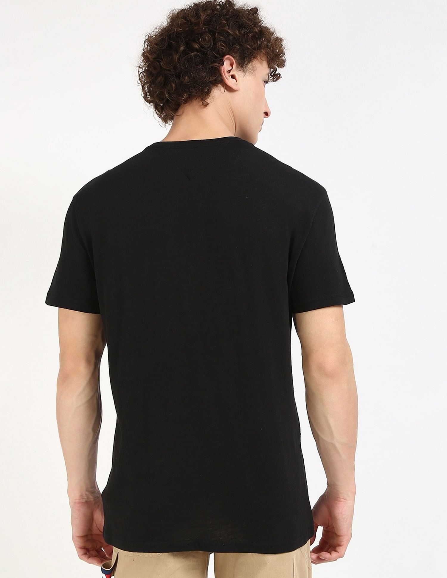 Tommy Hilfiger Solid Regular-Fit Cotton T-Shirt