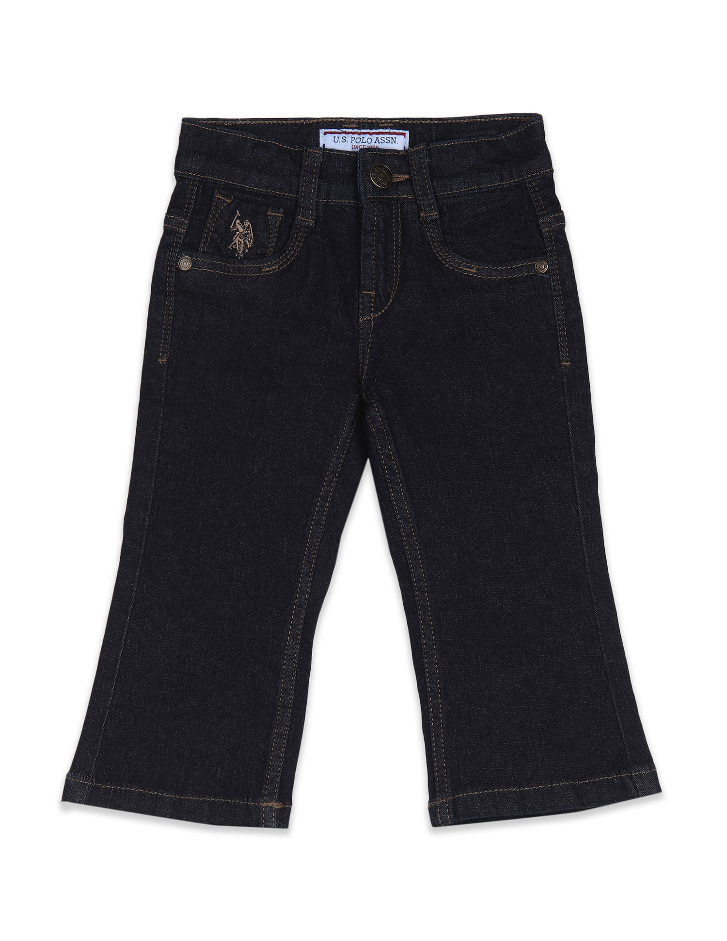 U.S. Polo Assn. Kids Bootcut Dark Wash Jeans