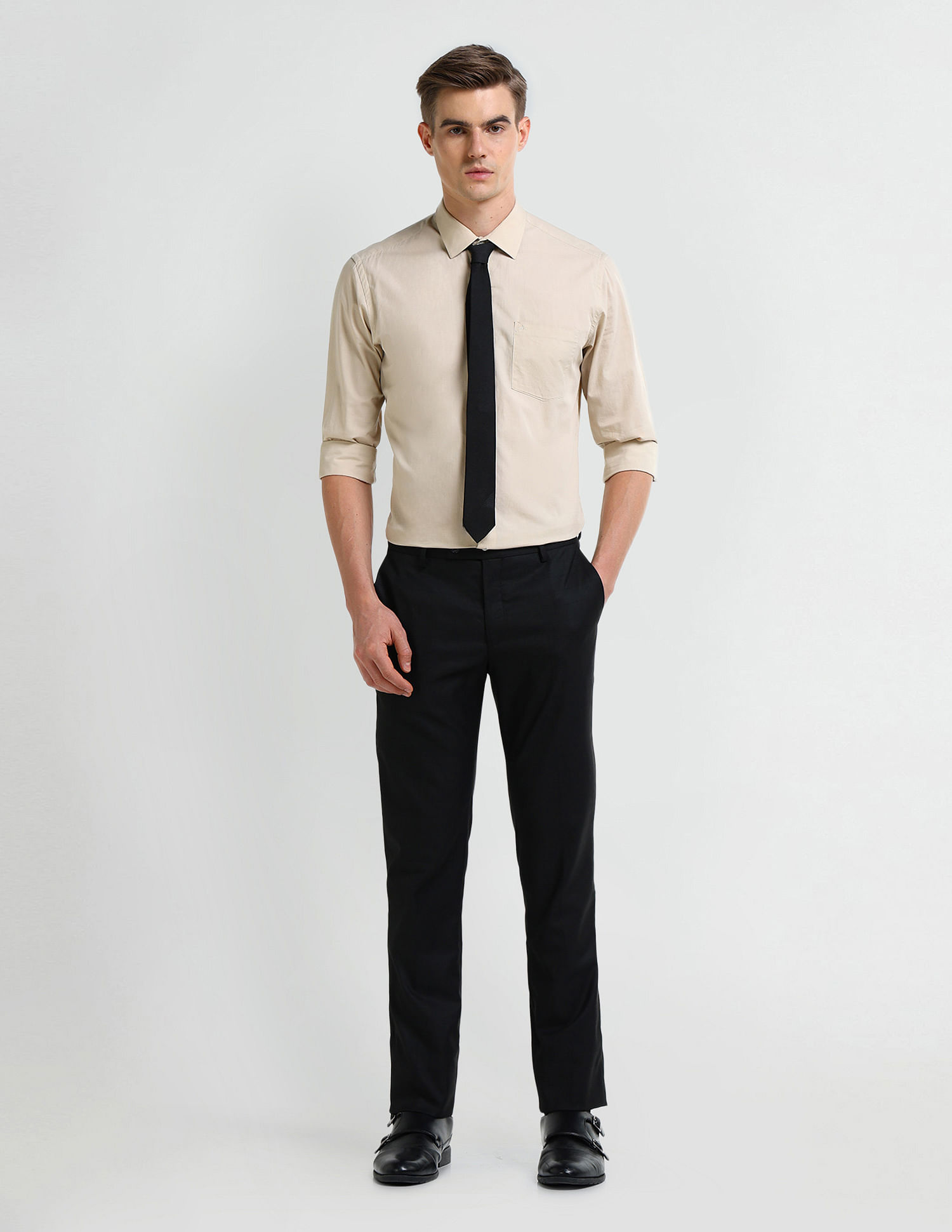 Arrow Checked Dobby weave Trousers