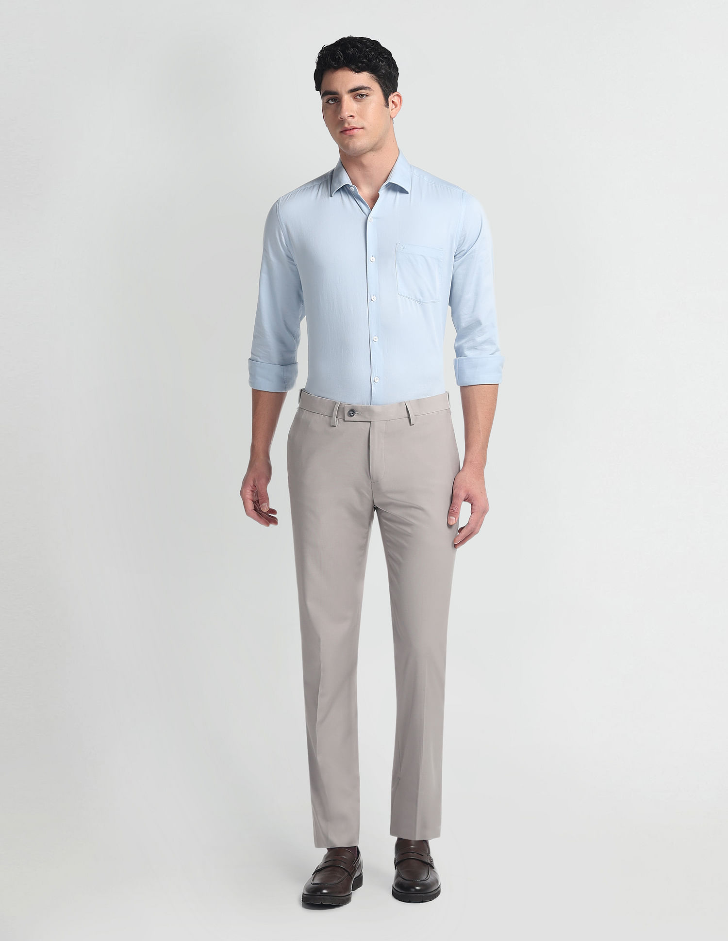 Arrow Autoflex Slim Fit Trousers