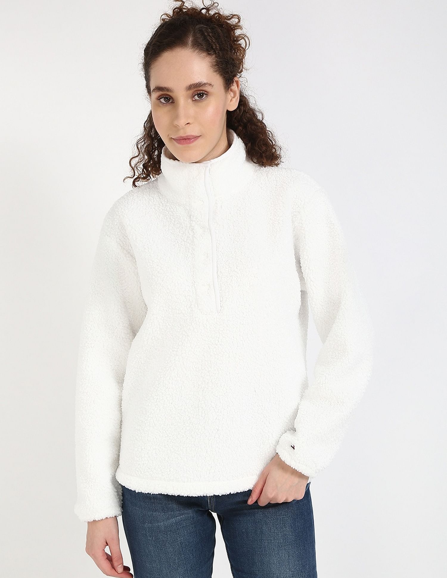 Tommy Hilfiger Regular-Fit Polyester High-Neck Sweatshirt